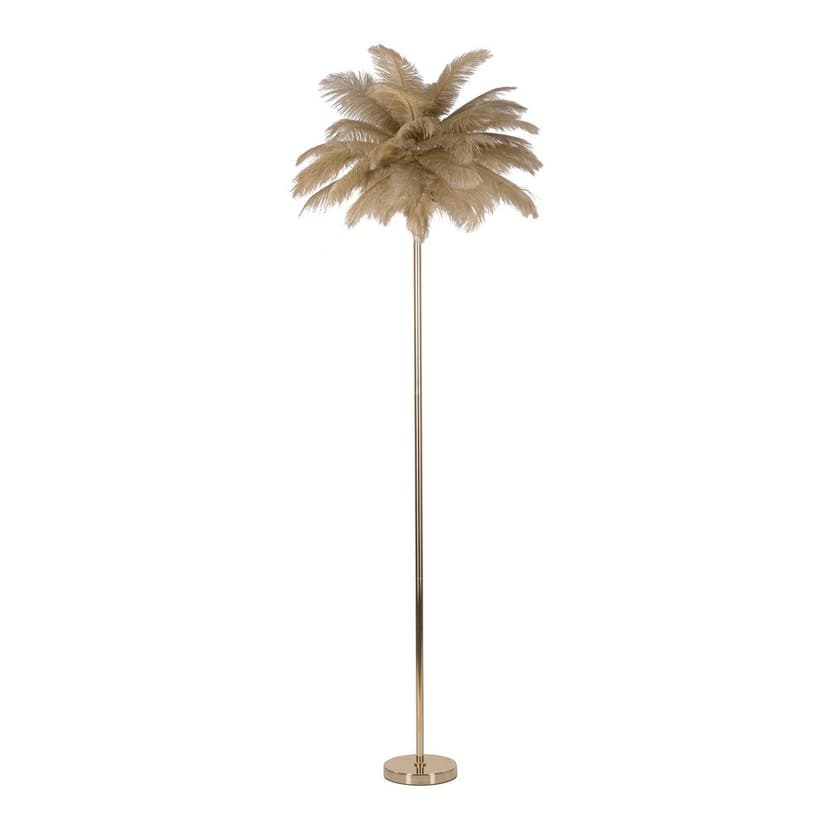 Stojacia lampa v zlatej farbe (výška 160 cm) Palm – Mauro Ferretti