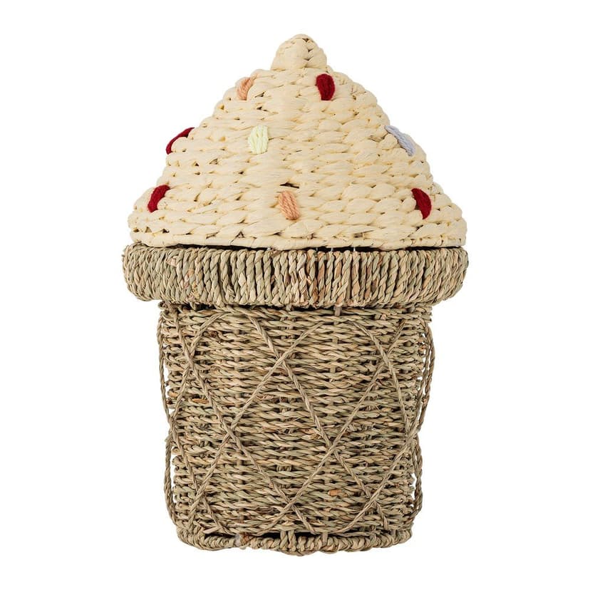 Detský kôš na hračky z morskej trávy v prírodnej farbe ø 28x41 cm Cillie – Bloomingville Mini