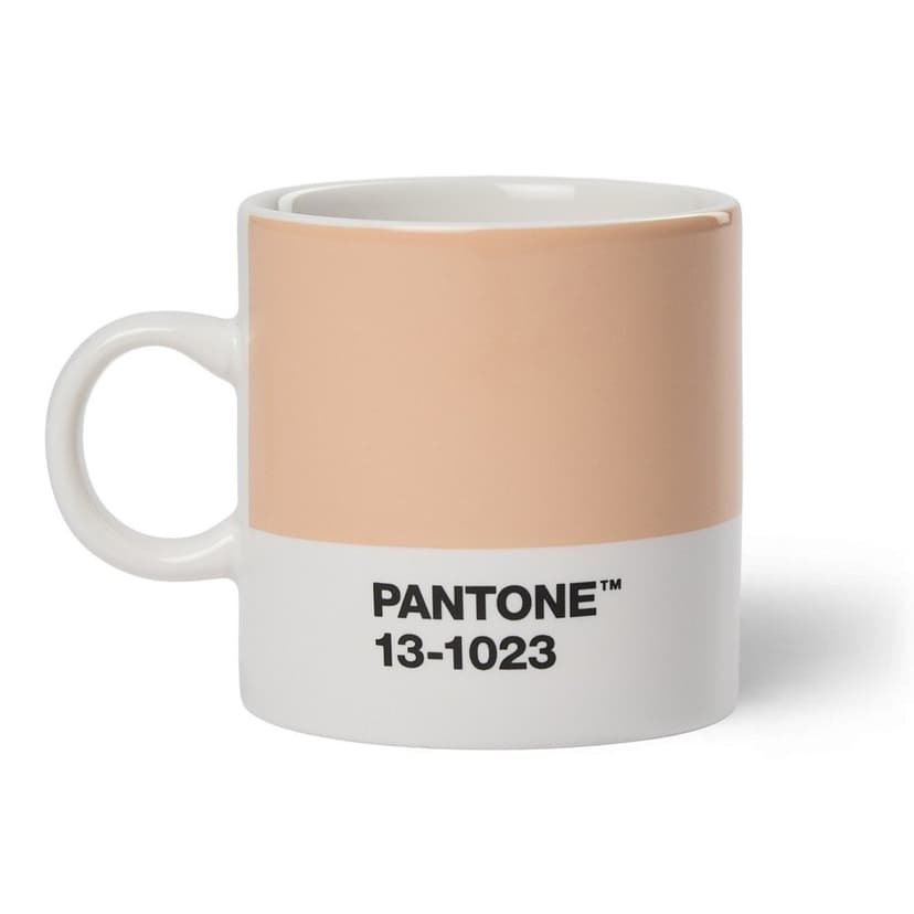 Broskyňová porcelánová šálka na espresso 120 ml Peach Fuzz 13-1023 – Pantone