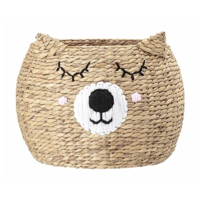 Bloomingville Mini Detský úložný kôš z vodného hyacintu Bloomingville, ⌀ 50 cm