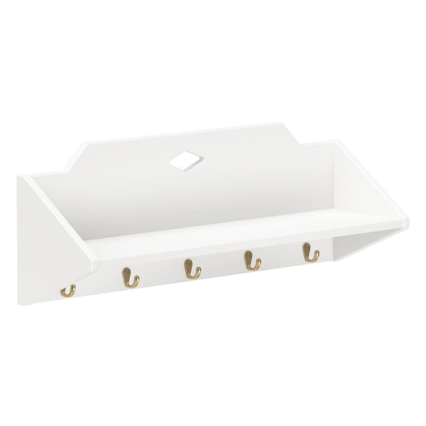 Biely nástenný detský vešiak 75x27 cm Luca – Cam Cam Copenhagen