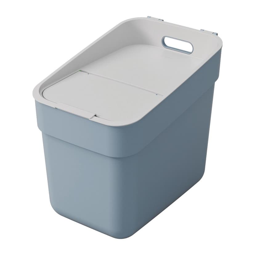 Svetlomodrý odpadkový kôš na triedený odpad z recyklovaného plastu 20 l Ready To Collect – Curver