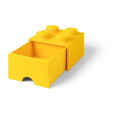 Žlutý úložný box se zásuvkou LEGO®