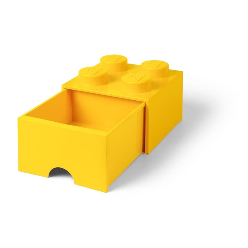Žlutý úložný box se zásuvkou LEGO®