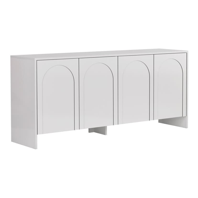 Biela komoda 180x80x45 cm Arlen – Kalune Design