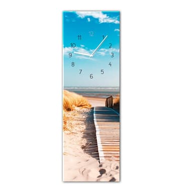 Nástěnné hodiny Styler Glassclock Sunny, 20 × 60 cm