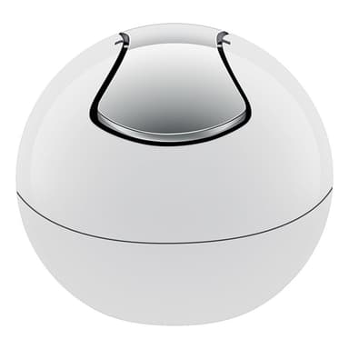 Biely plastový odpadkový kôš 1 l Bowl – Spirella