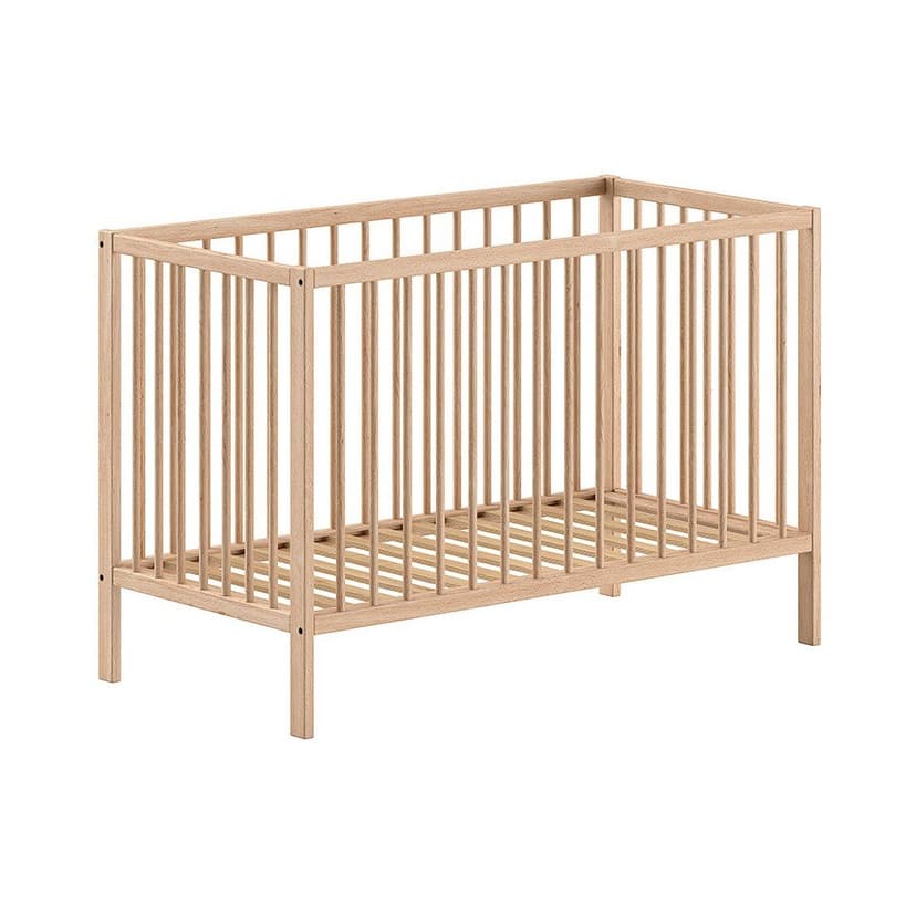 Postieľka z borovicového dreva v prírodnej farbe 60x120 cm DINO – Vipack