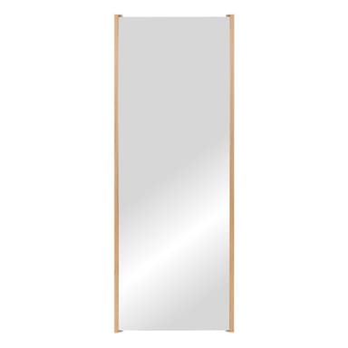 Nástenné zrkadlo s dreveným rámom 60x160 cm Lun – noo.ma