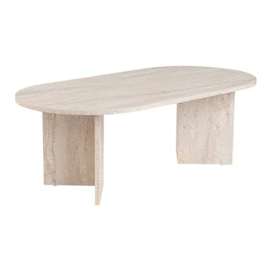 Béžový pololesklý konferenčný stolík 60x119 cm Sable – Kalune Design