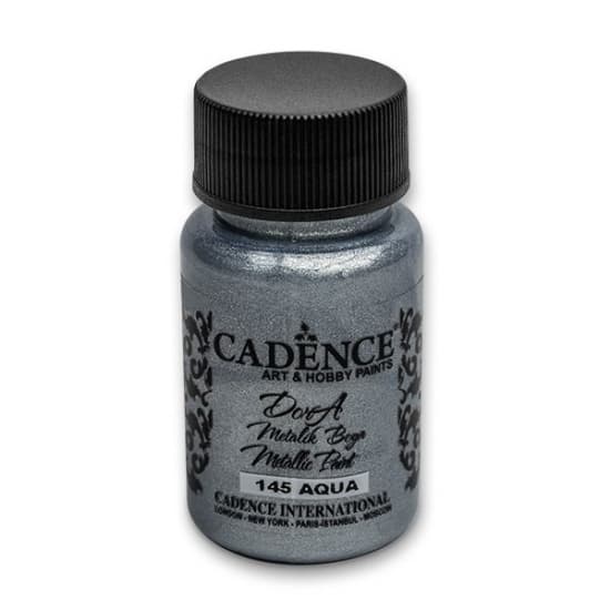 Cadence Dora Metallic tmavě stříbrná 50 ml