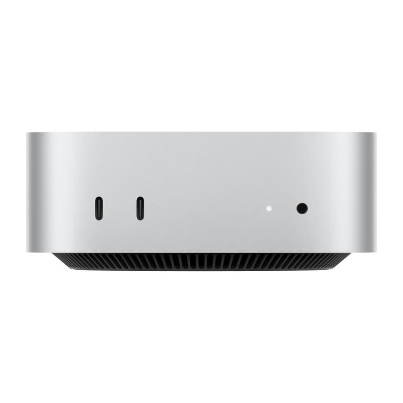 Mac mini, Apple M4 Pro 12jádrové CPU, 16jádrové GPU, 24GB, 512GB SSD - stříbrný