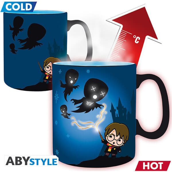 Hrnček Abysse Corp Harry Potter - Expecto 460 ml (meniací sa motív)