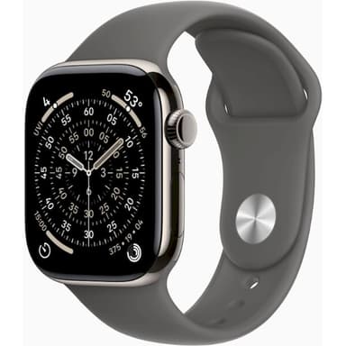 Apple Watch Series 11 Cellular (42mm) Prírodný titán so skalo šedým športovým remienkom M/L