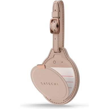 Satechi FindAll Luggage Tag lokátor na cestovný kufor s Apple FindMy ružový