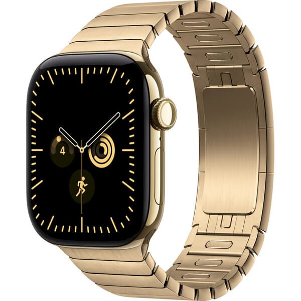 Apple Watch 49/46/45/44mm žiarivo zlatý článkový ťah