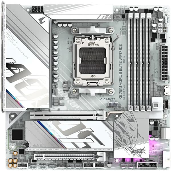 GIGABYTE X870M A ELITE WF7 ICE