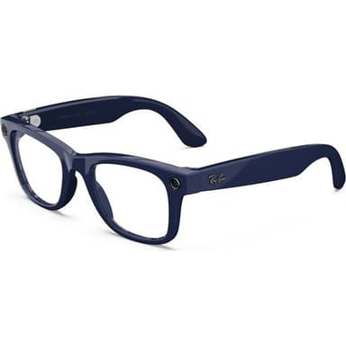 Meta RAY-BAN Wayfarer Gen2 (Standardní) chytré lesklé brýle (zatmavovací - čiré/safírové) modré