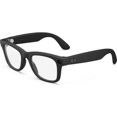 Meta RAY-BAN Wayfarer Gen2 (Veľké) inteligentné matné okuliare (stmievacie - číre/sivé) čierne