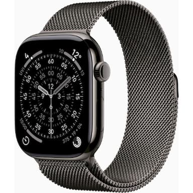 Apple Watch Series 11 Cellular (46mm) Bridlicovo šedý titán s bridlicovo šedým milánskym ťahom M/L