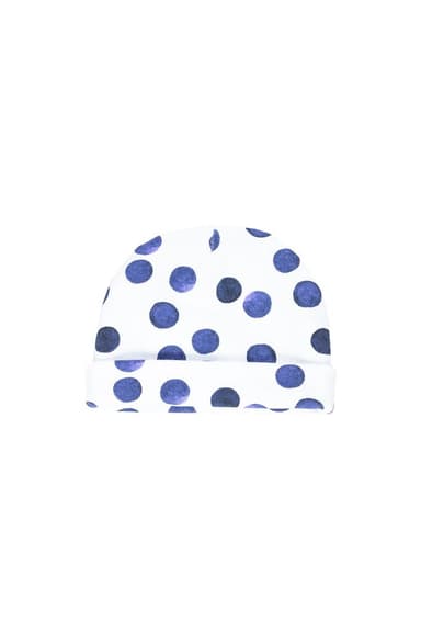 enie baby Dětská čepice s ohybem 12-16m Blue circle