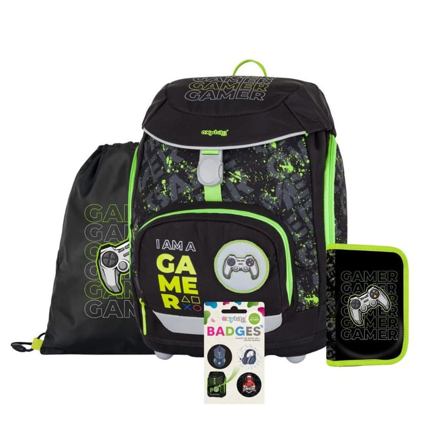 Oxybag Školní set 4ks OXY Sherpy OXY Sherpy Gamer