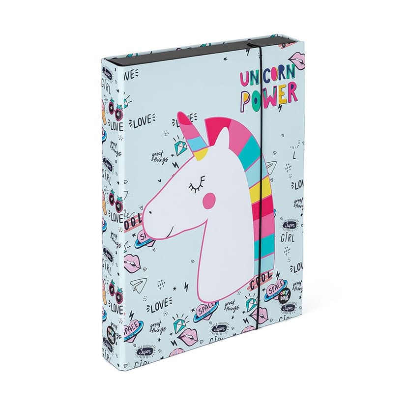 Oxybag Box na sešity A4 Jumbo Unicorn iconic