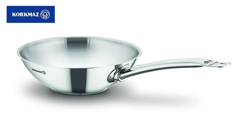 Plastimex pánev d28cm WOK, 3,5L, v. 8,5cm, indukce, NR