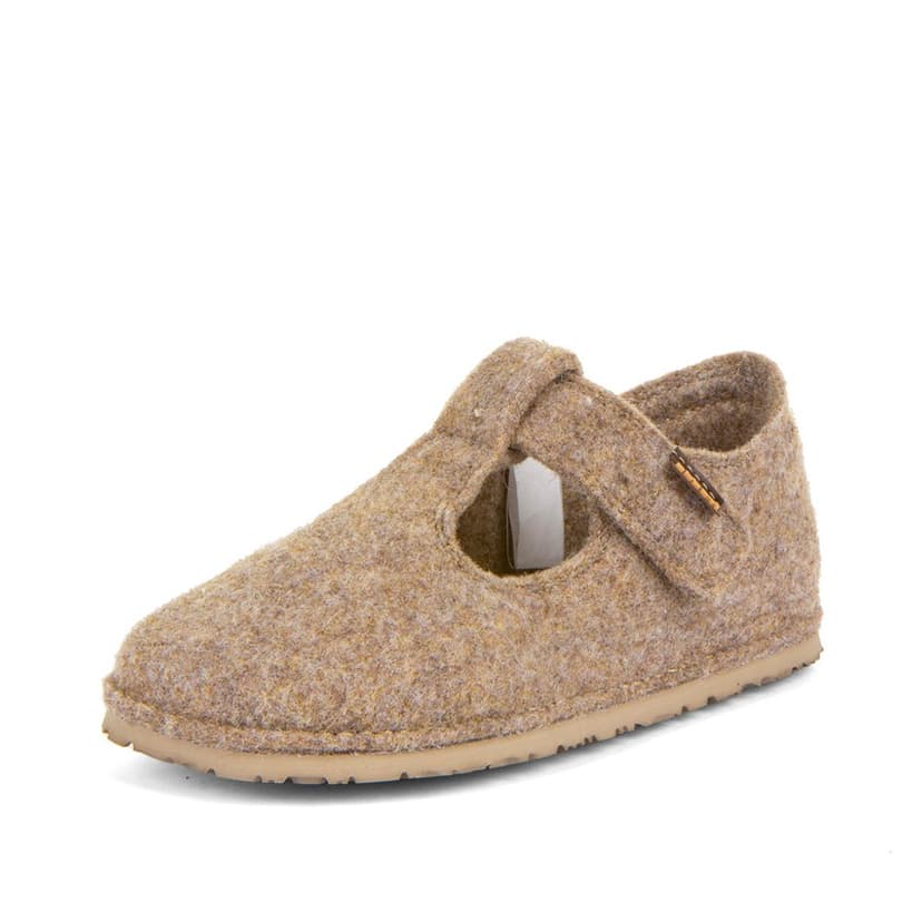 Detské barefoot papuče FLEXY WOOLY Beige; Froddo; G1700378-4