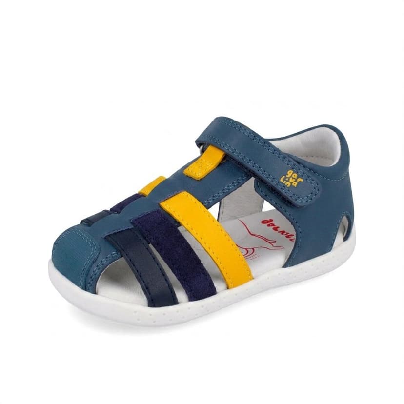 Chlapčenské barefoot sandále CASUAL PETROL Biomecanics 262325-A556