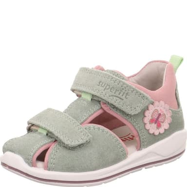 Dievčenské sandále BOOMERANG Light Green/Pink Superfit 1-000866-7500 light green
