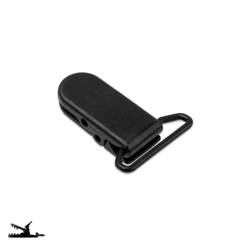 Plastový klip na cumlík 37x16x9mm Black