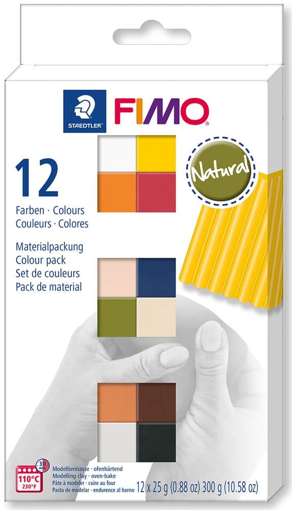 Staedtler FIMO Soft sada 12 barev 25g Natural - 1 ks