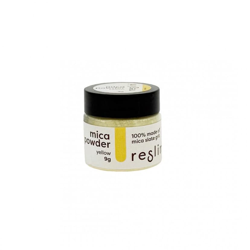 Reslin® Reslin perleťový mica prášek do ekologické pryskyřice 9 g žlutý - 1 ks