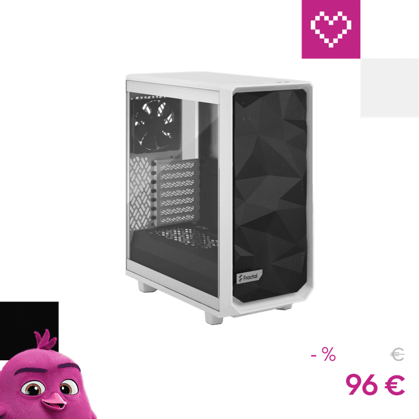 Fractal Design Meshify 2 Compact Bílá TG Clear Tint