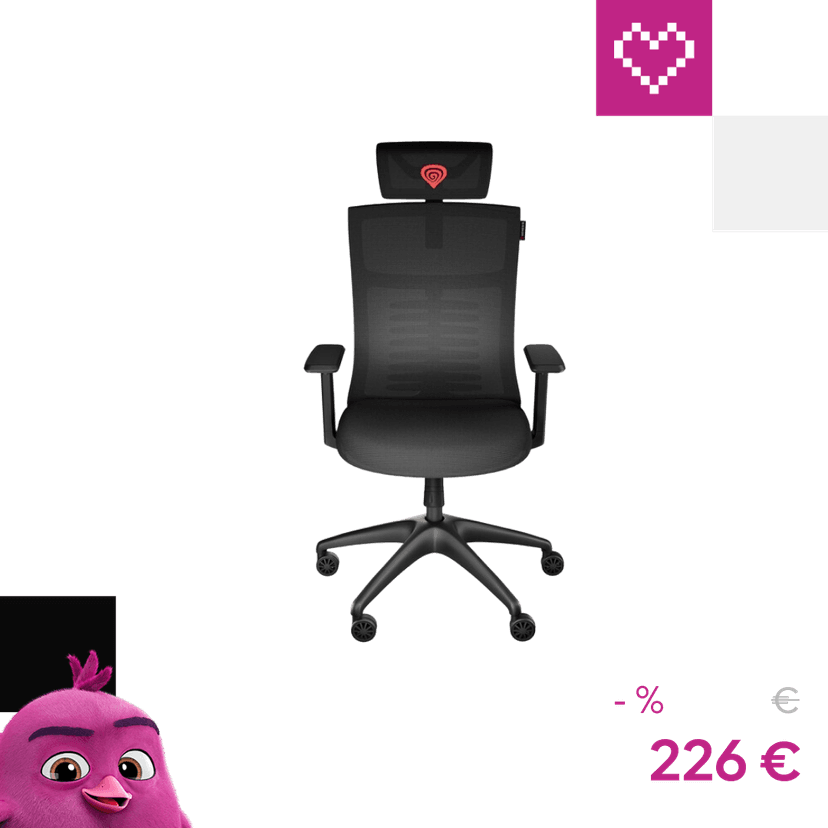 Genesis ASTAT 200 G2 ergonomická židle černá