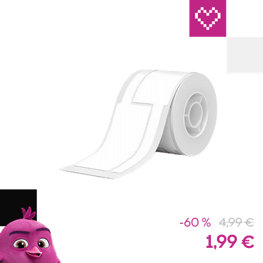 Niimbot štítky na káble T 25x76mm 200ks pre B21, B21S, B3, B1S biele