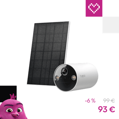 TP-Link Tapo TC82 KIT + solárny panel biely