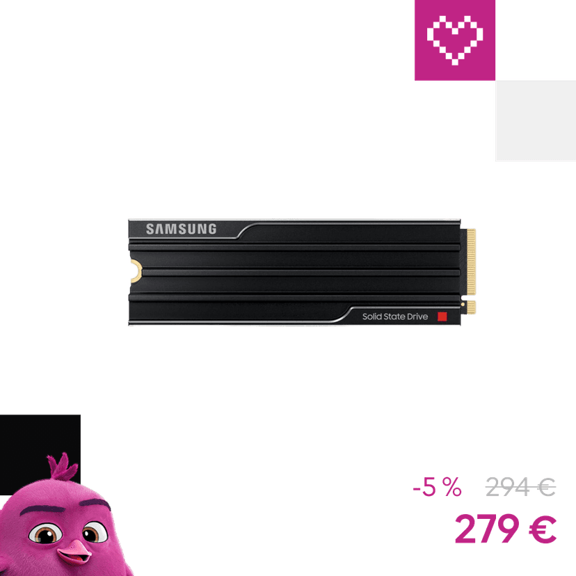 Samsung 9100 PRO M.2 PCIe 5.0 1TB s chladičom