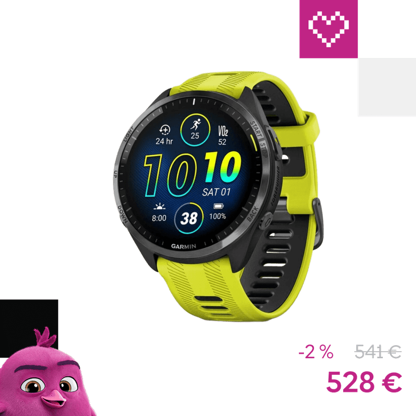 Garmin Forerunner 965 žlté