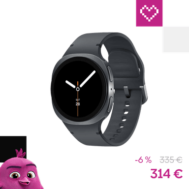 Samsung Galaxy Watch8 (40mm) grafitová