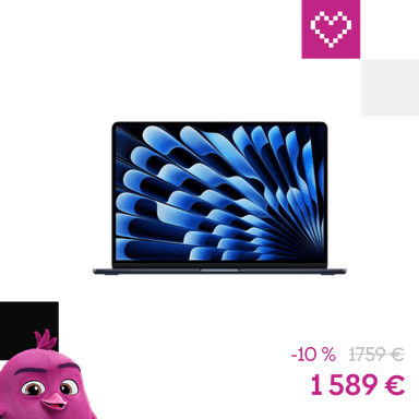 Apple MacBook Air 15,3" (2026) / M5 / 16GB / 512GB / temně inkoustová