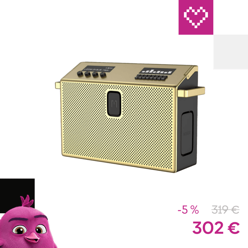 Mondo Speaker Large mosadzný