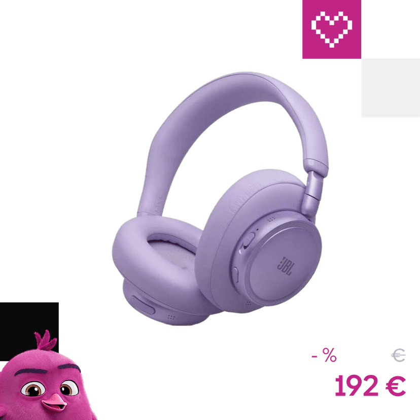 JBL Live 780NC bezdrôtové slúchadlá fialová