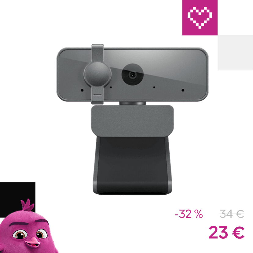 Lenovo Select FHD Gen2 webkamera šedá