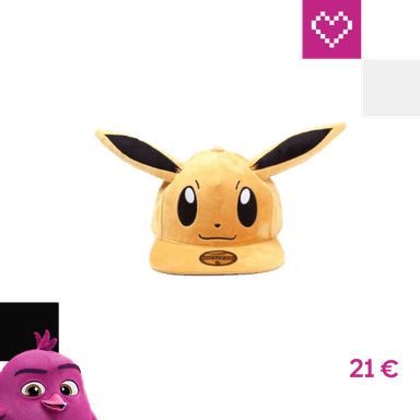 Difuzed Plyšová šiltovka Pokémon - Eevee