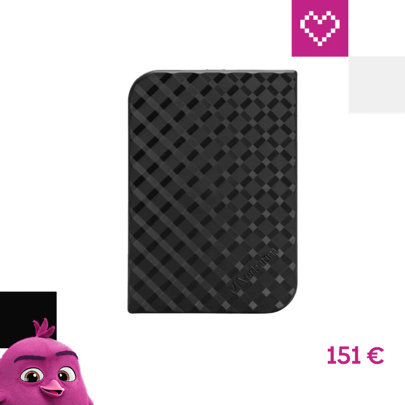 Verbatim Store 'n' Go Portable externý 1TB USB-C čierna