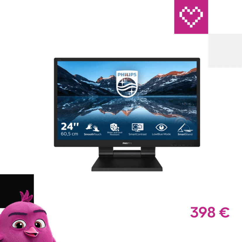 Philips 242B9T monitor 24"