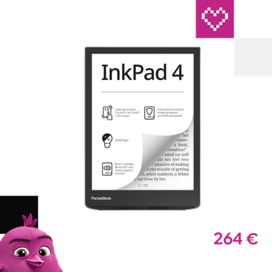PocketBook InkPad 4 strieborná