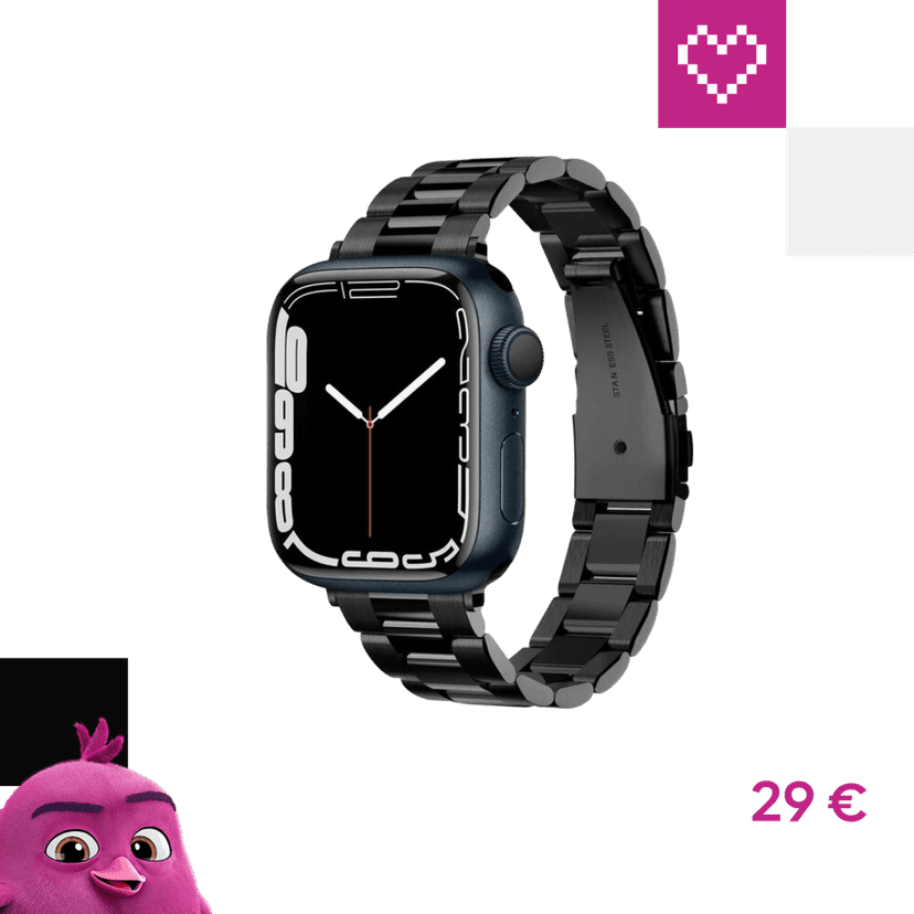Spigen Modern Fit Watch Band Apple Watch 42/41/40/38mm čierny